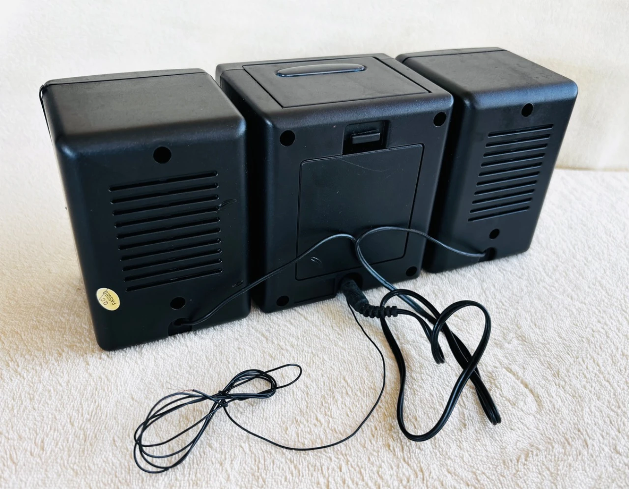 Mini Rádio, vintage, preto, a pilhas – photo 2